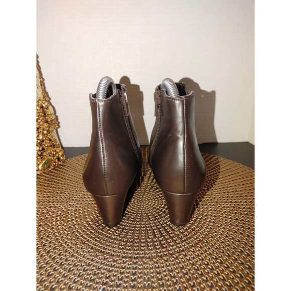 Vaneli Laban Leather Wedge Boots Size 5.5M - Picture 6 of 8